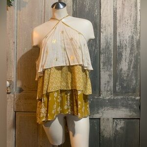 NWOT Lauren Conrad Ruffle Tank size XL